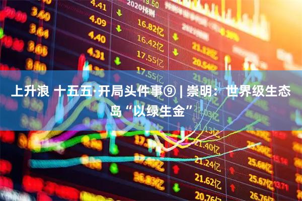 上升浪 十五五·开局头件事⑨ | 崇明：世界级生态岛“以绿生金”