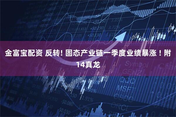 金富宝配资 反转! 固态产业链一季度业绩暴涨 ! 附14真龙