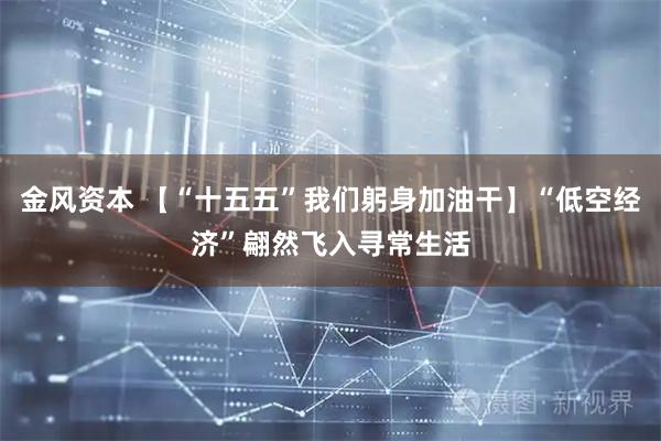 金风资本 【“十五五”我们躬身加油干】“低空经济”翩然飞入寻常生活