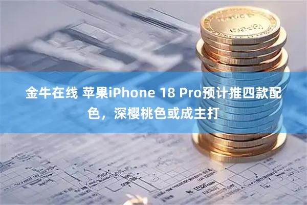 金牛在线 苹果iPhone 18 Pro预计推四款配色，深樱桃色或成主打